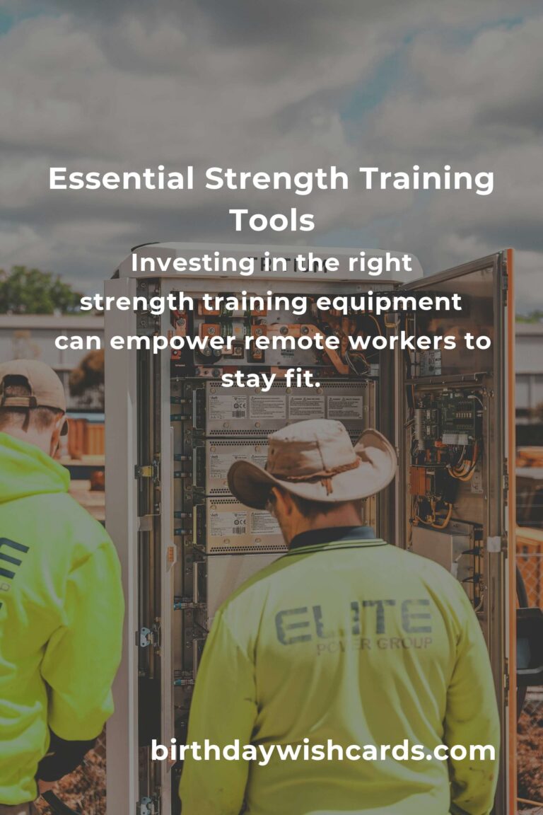 Comprehensive Strength Training Equipment Guide for Remote Workers