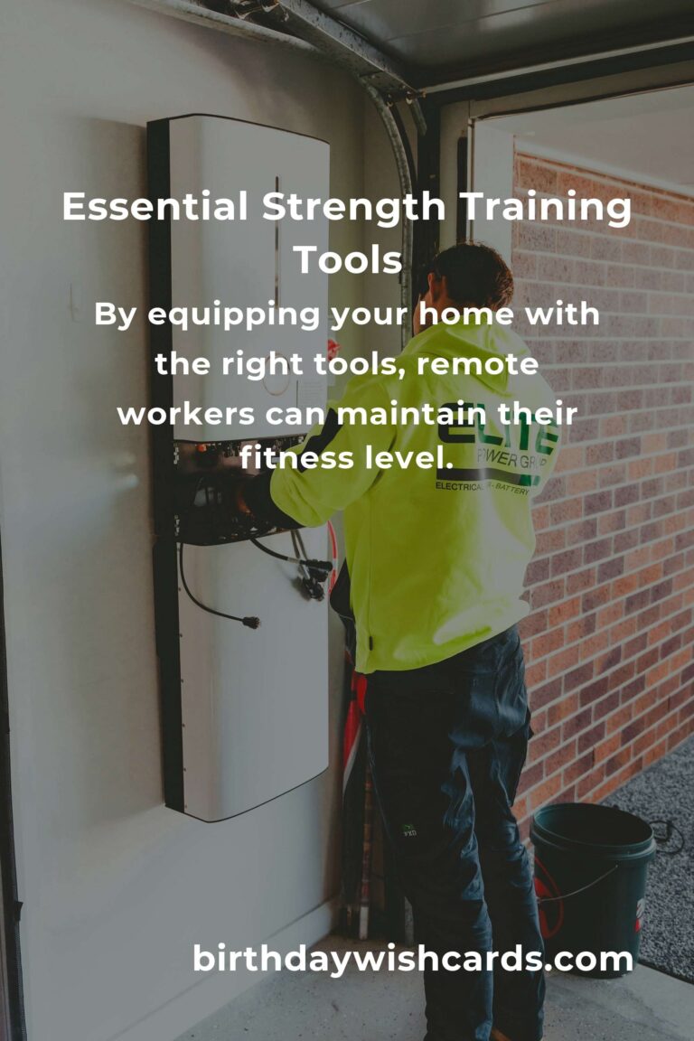 Comprehensive Strength Training Equipment Guide for Remote Workers
