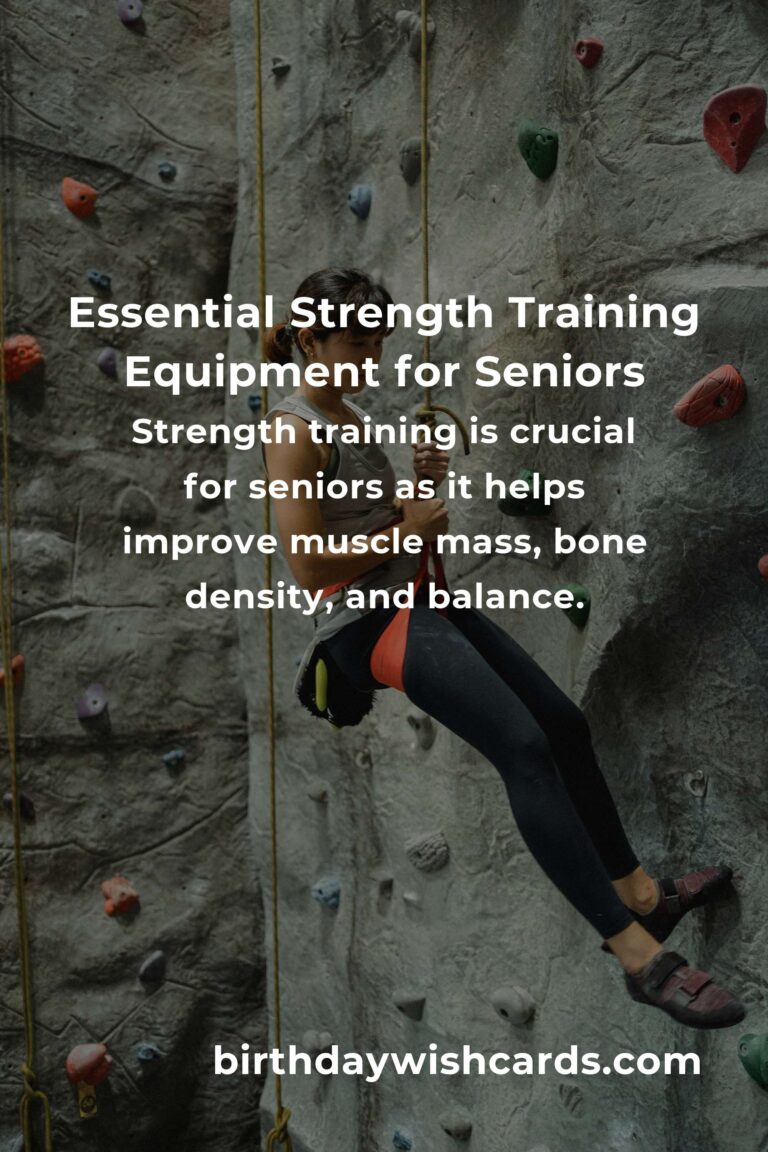 Comprehensive Strength Training Equipment Guide for Seniors