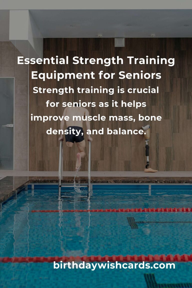 Comprehensive Strength Training Equipment Guide for Seniors