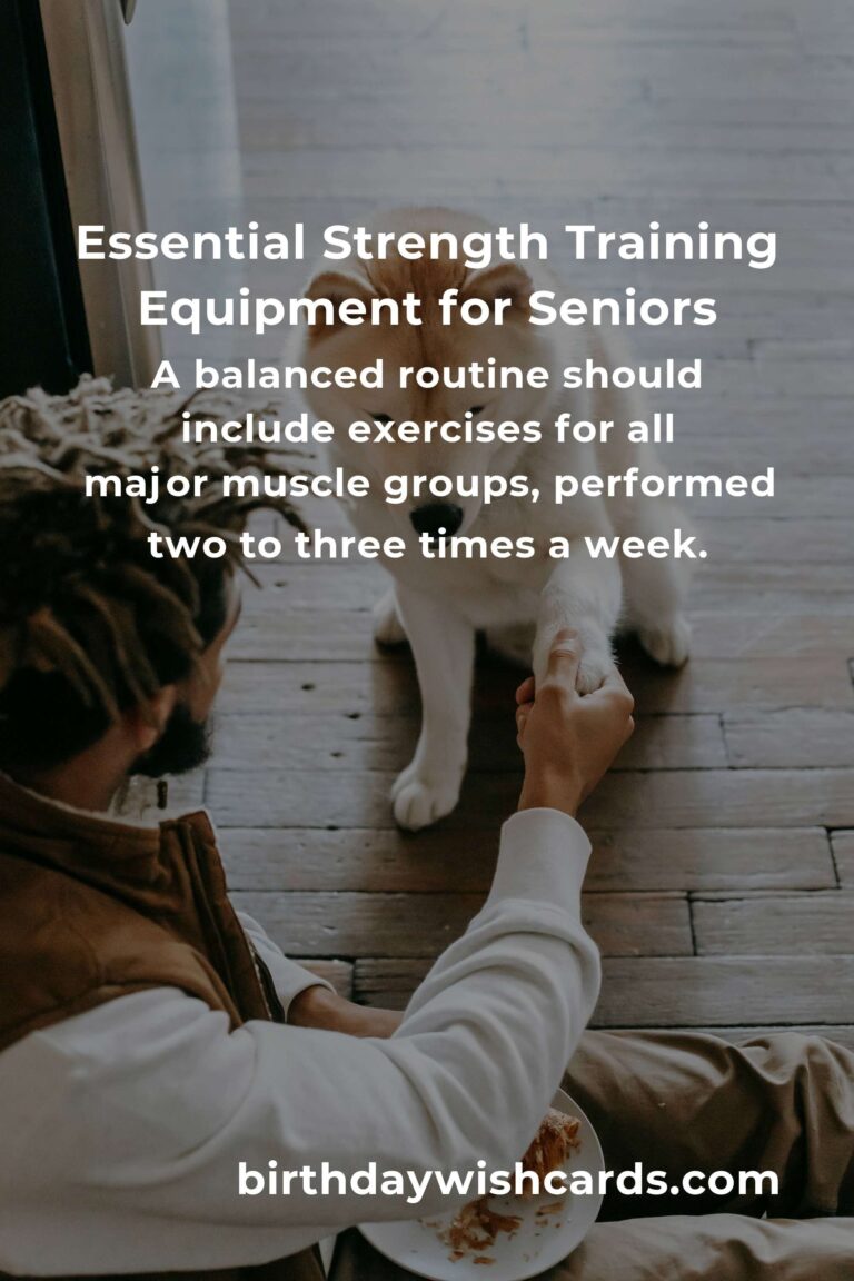 Comprehensive Strength Training Equipment Guide for Seniors
