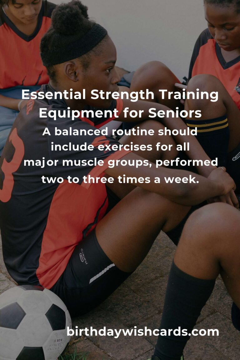 Comprehensive Strength Training Equipment Guide for Seniors