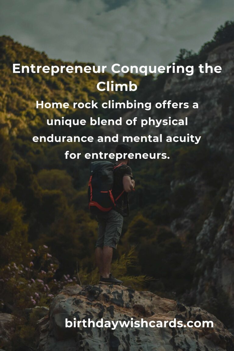 Conquer the Climb: A Home Rock Climbing Routine for Busy Entrepreneurs