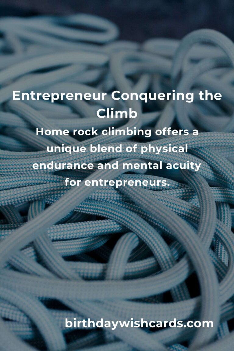 Conquer the Climb: A Home Rock Climbing Routine for Busy Entrepreneurs