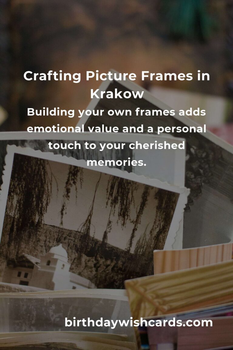 Crafting Affordable Picture Frames in Krakow: A Journey of Creativity and Savings
