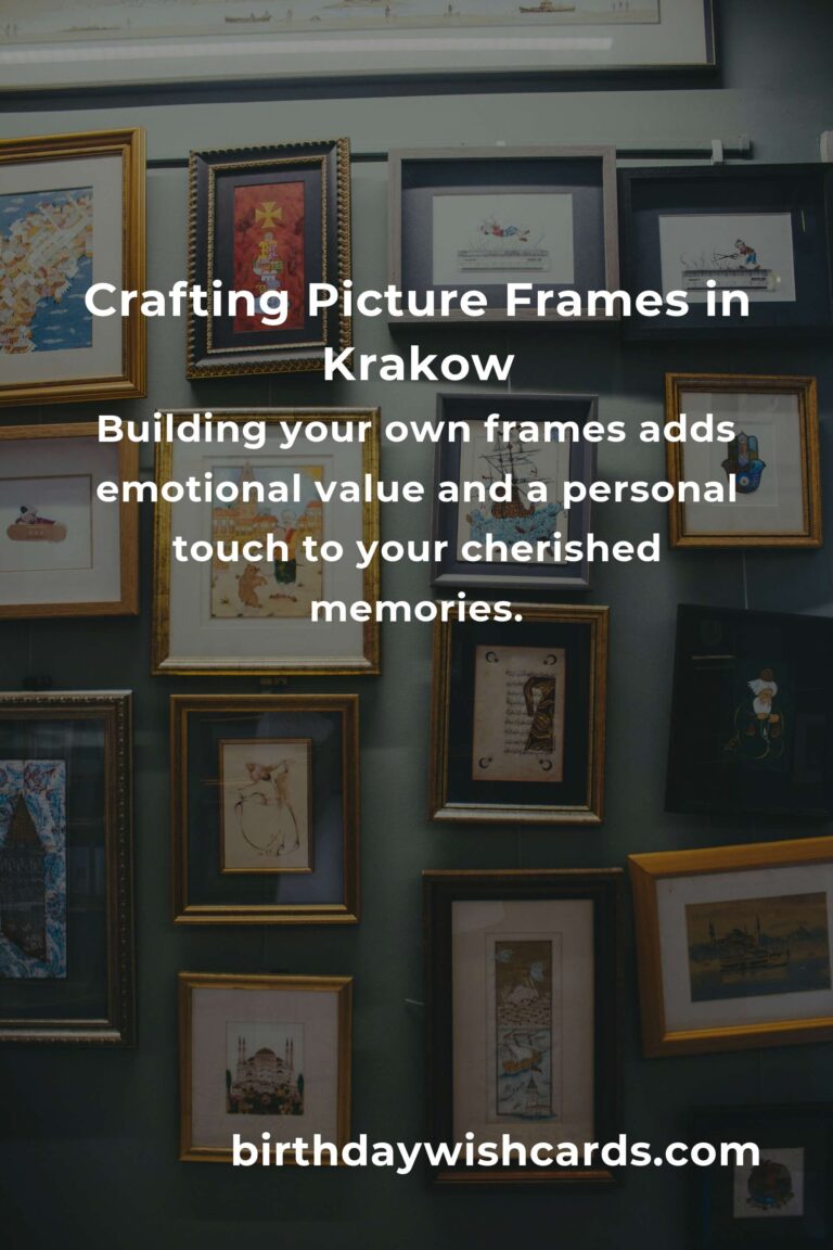Crafting Affordable Picture Frames in Krakow: A Journey of Creativity and Savings