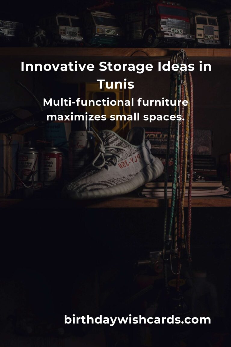 Crafting Affordable Storage Solutions in Tunis: Organize Your Life Without Breaking the Bank