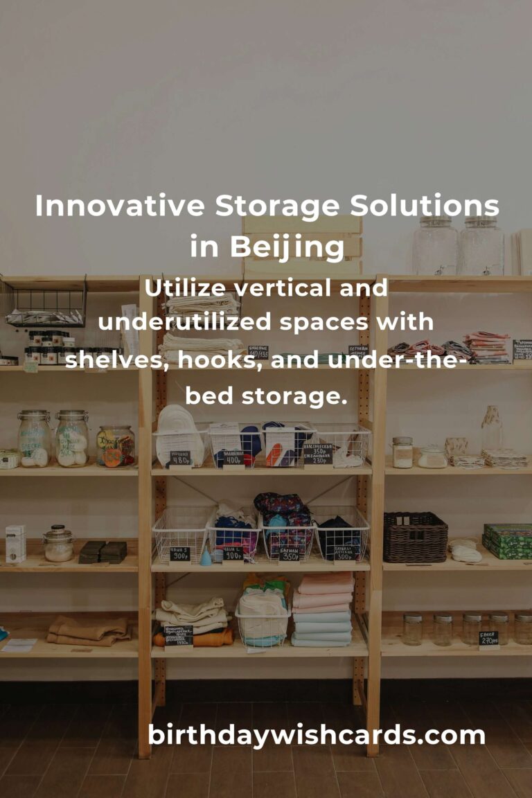 Crafting Affordable Storage Solutions in the Heart of Beijing