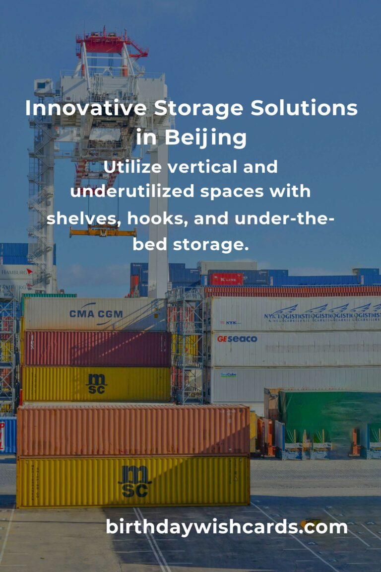Crafting Affordable Storage Solutions in the Heart of Beijing