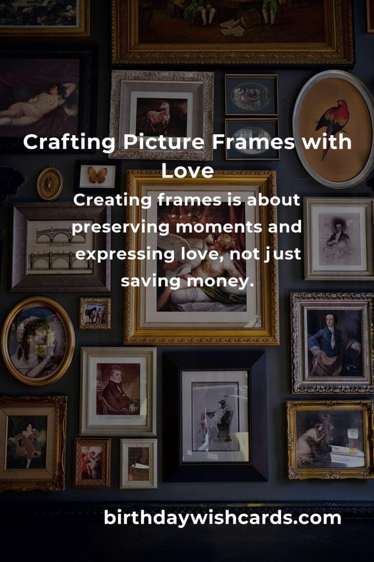 Crafting Beautiful Picture Frames on a Budget in Cape Town: A Guide Filled with Heart and Savings