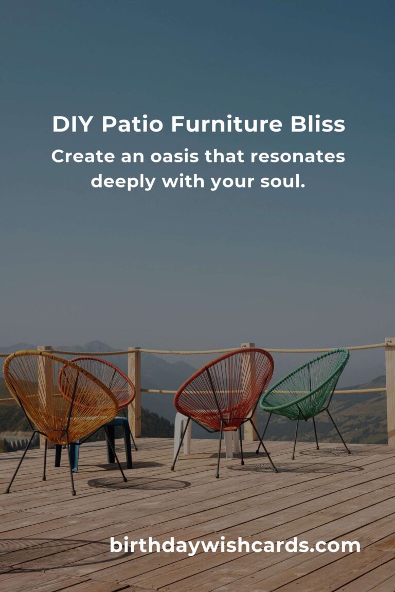 Crafting Comfort: Building Budget-Friendly Patio Furniture in Miami