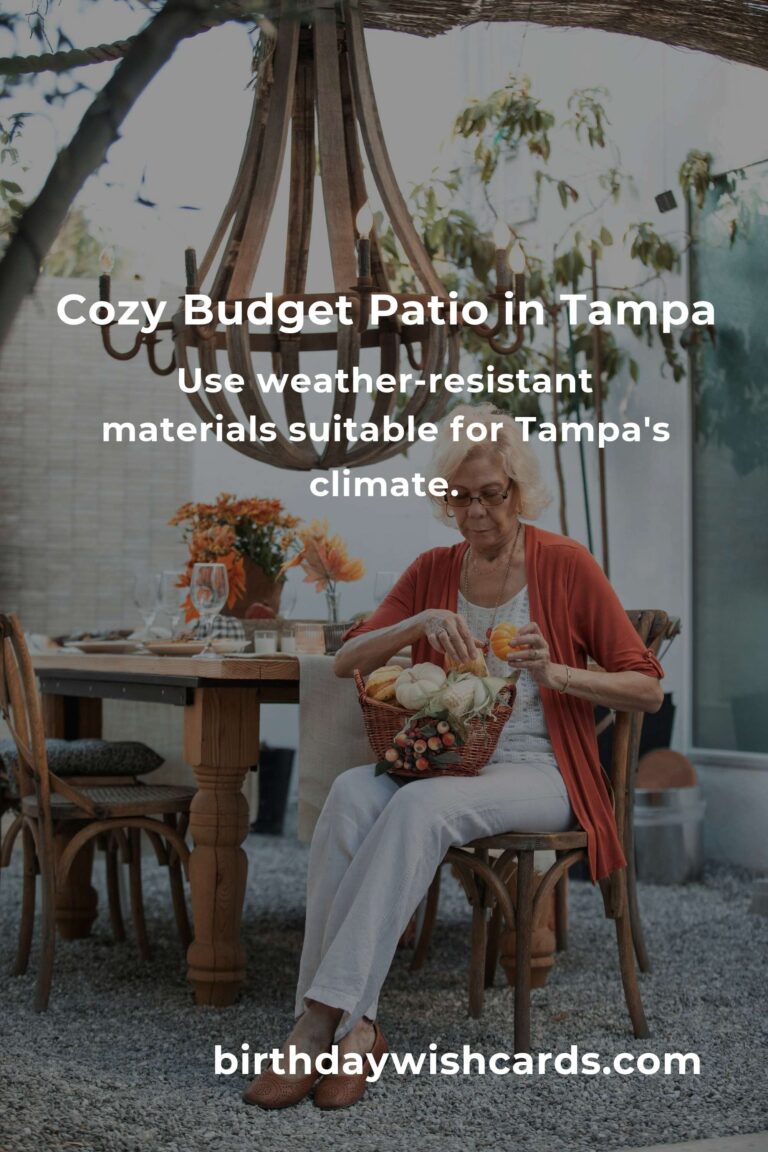 Crafting Comfort: Building Budget-Friendly Patio Furniture in Tampa