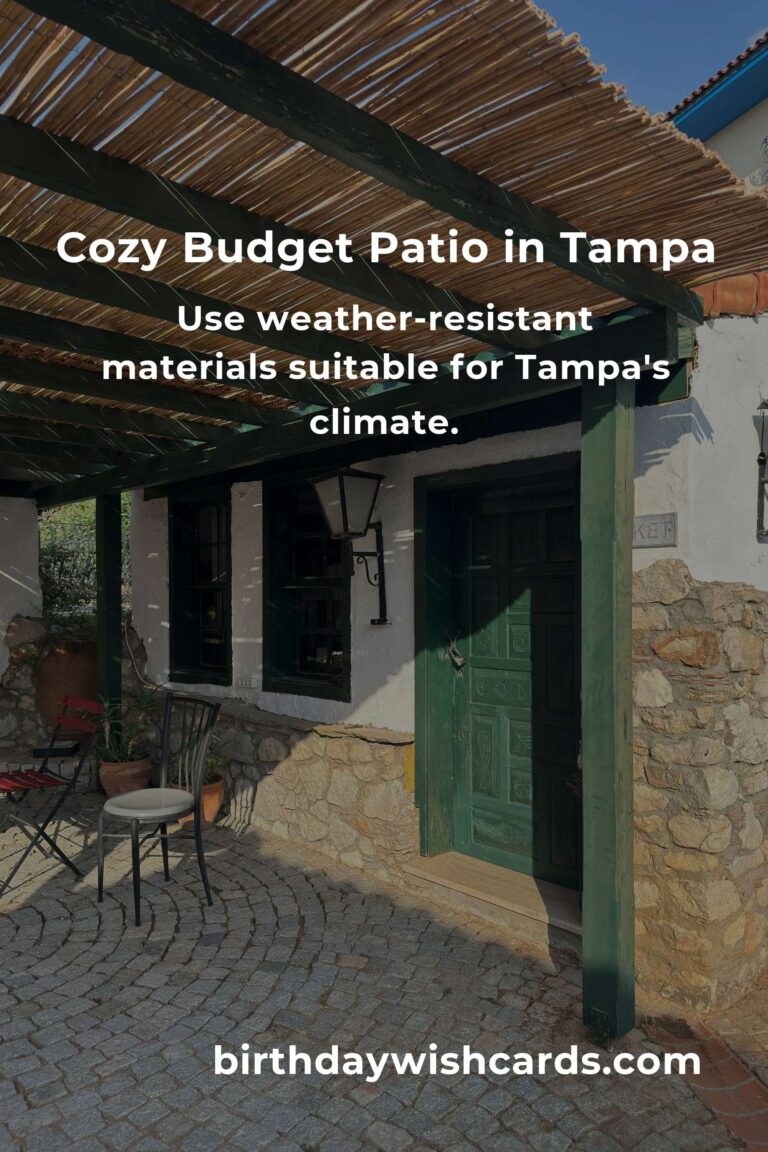 Crafting Comfort: Building Budget-Friendly Patio Furniture in Tampa