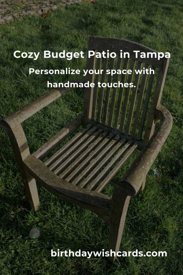 Crafting Comfort: Building Budget-Friendly Patio Furniture in Tampa