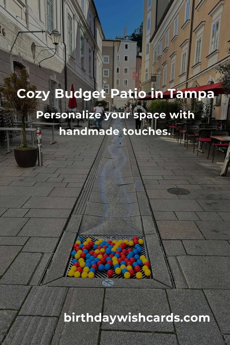 Crafting Comfort: Building Budget-Friendly Patio Furniture in Tampa