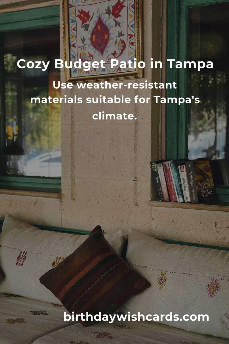 Crafting Comfort: Building Budget-Friendly Patio Furniture in Tampa