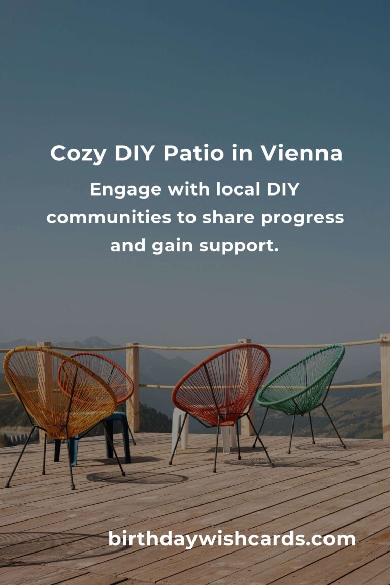 Crafting Cozy: Building Patio Furniture on a Budget in Vienna
