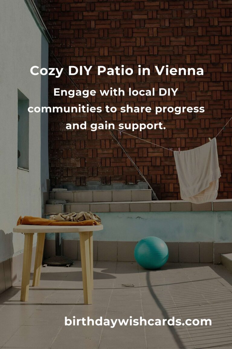 Crafting Cozy: Building Patio Furniture on a Budget in Vienna