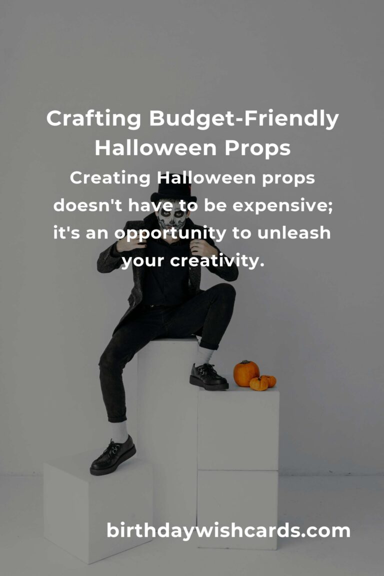 Crafting Spooky Halloween Props on a Budget in Montevideo: A Heartfelt Guide