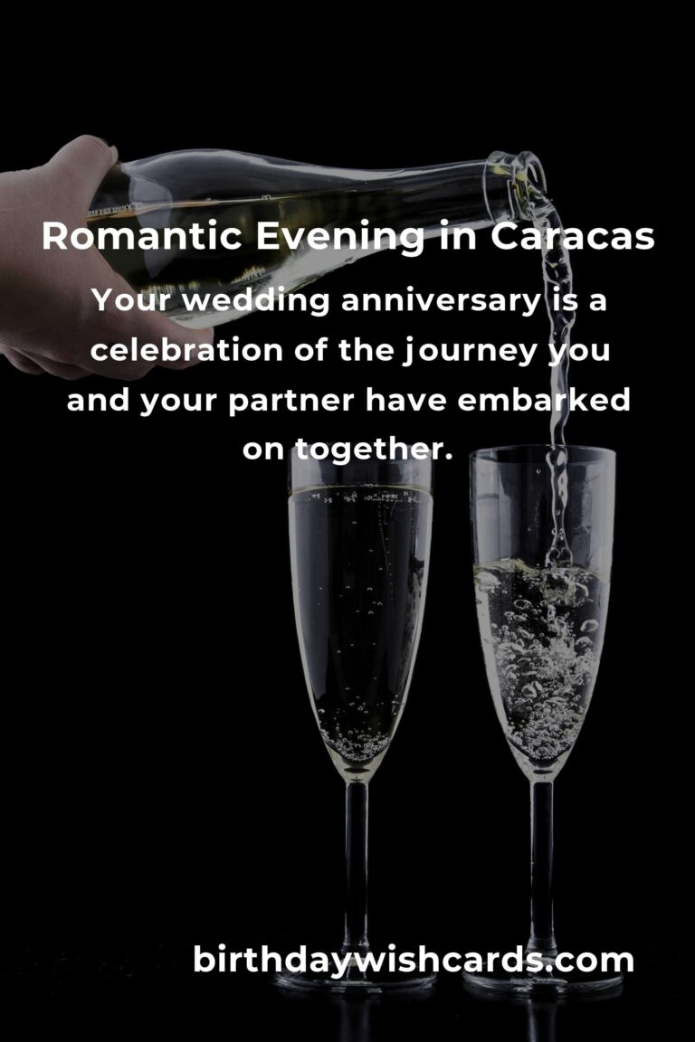 Crafting Unforgettable Memories: A Heartfelt Wedding Anniversary Planning Guide in Caracas