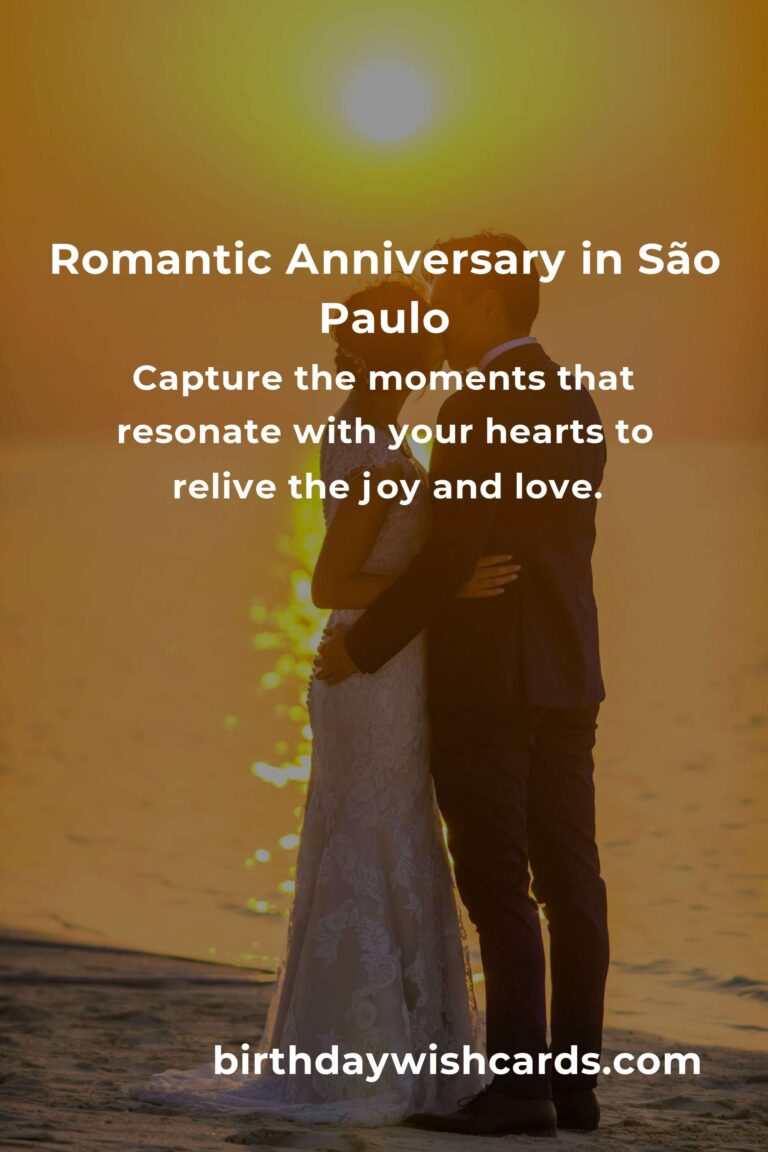 Crafting Unforgettable Memories: A Heartfelt Wedding Anniversary Planning Guide in São Paulo