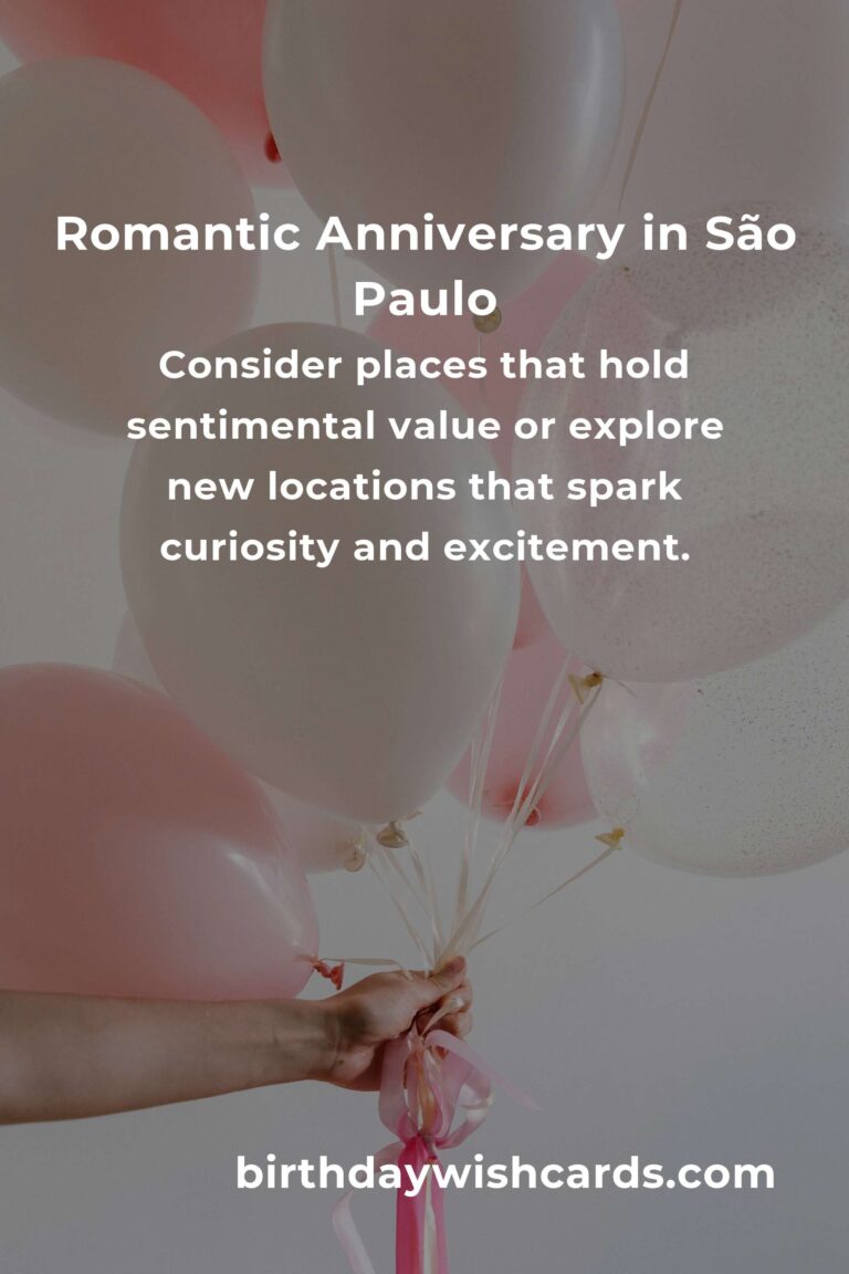 Crafting Unforgettable Memories: A Heartfelt Wedding Anniversary Planning Guide in São Paulo