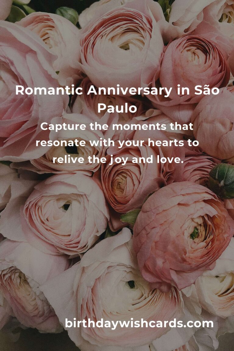 Crafting Unforgettable Memories: A Heartfelt Wedding Anniversary Planning Guide in São Paulo