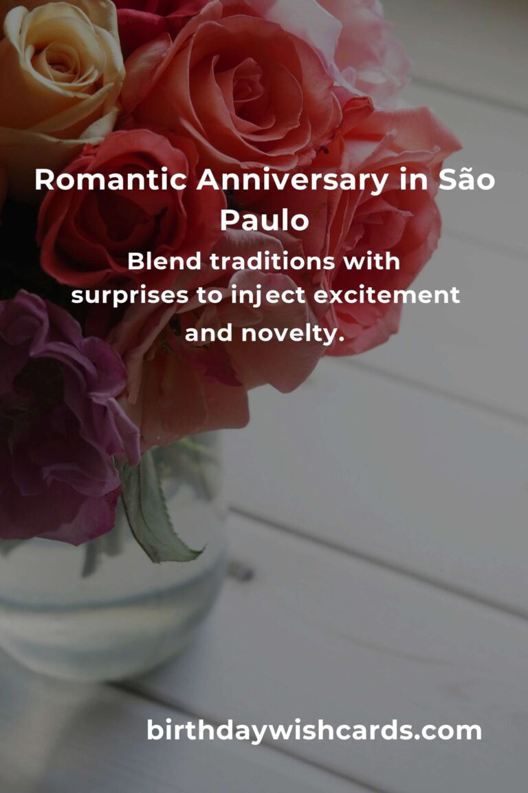 Crafting Unforgettable Memories: A Heartfelt Wedding Anniversary Planning Guide in São Paulo
