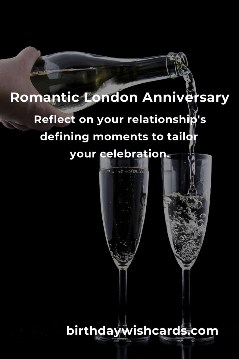 Crafting Unforgettable Moments: The Ultimate Relationship Anniversary Planning Guide in London