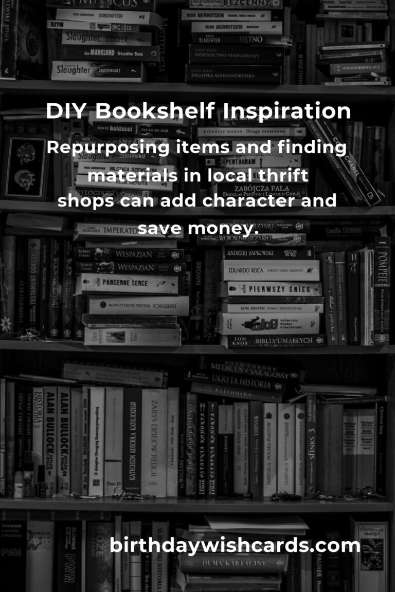 Crafting Your Dream Bookshelf on a Budget in Edinburgh: A Journey of Creativity and Resourcefulness