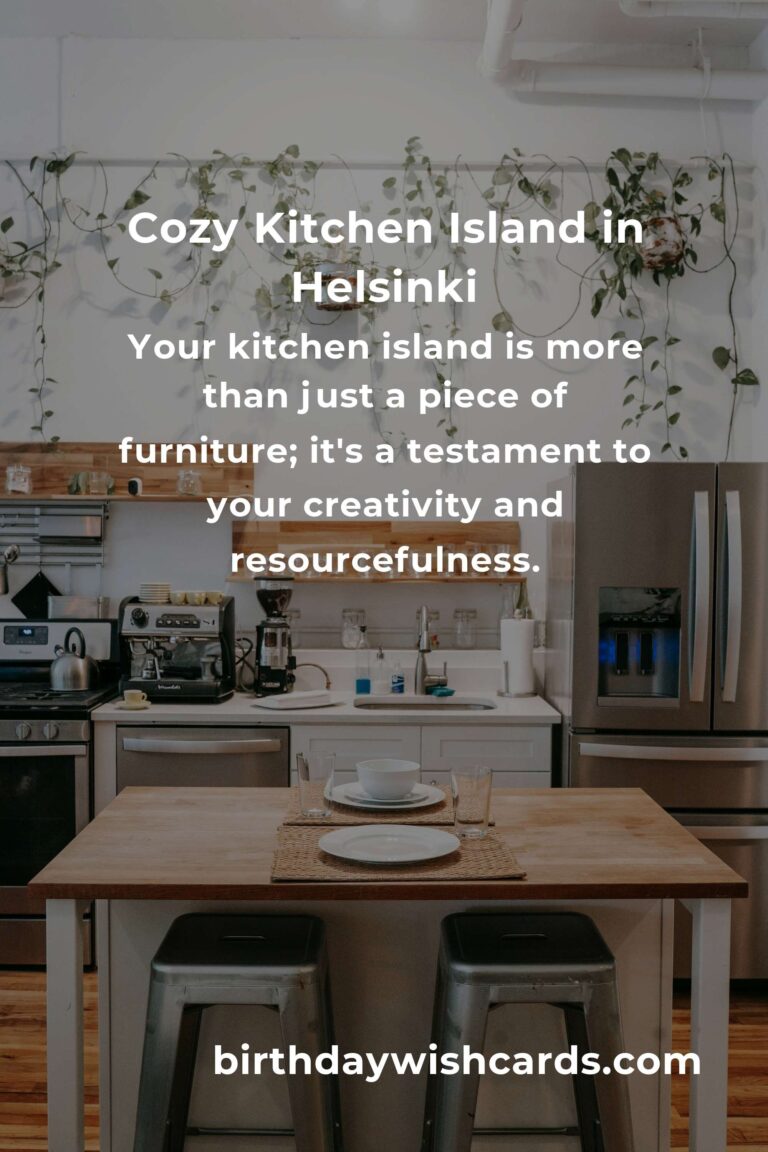 Crafting Your Dream Kitchen Island on a Budget in Helsinki: A Heartfelt Guide