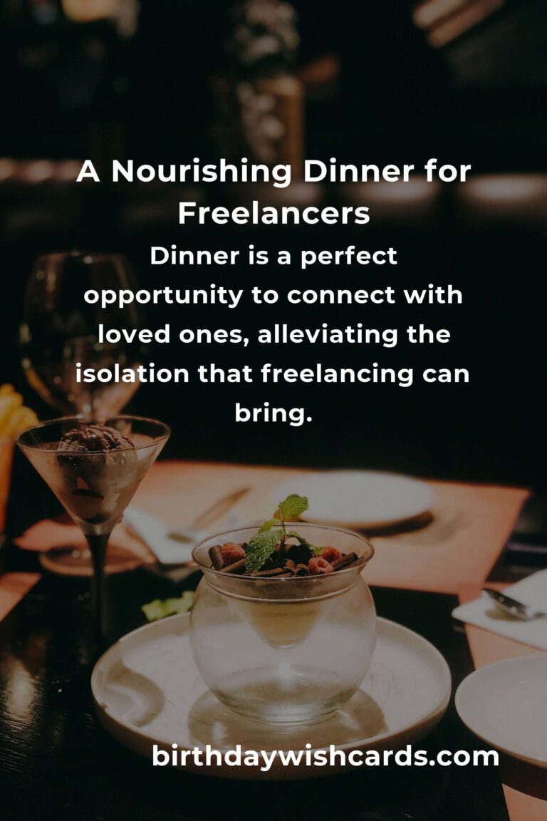Crafting the Perfect Dinner: A Freelancers' Guide to Nourishing Meals