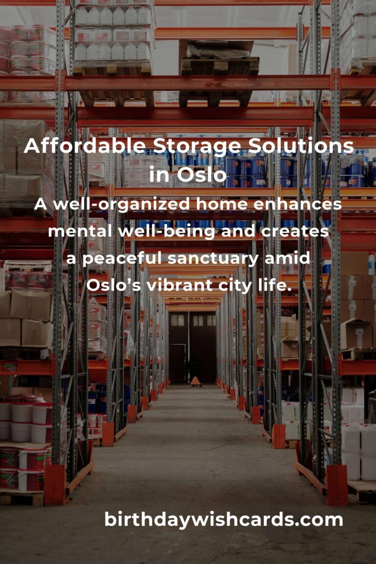 Creating Affordable Storage Solutions in Oslo: Maximize Space Without Breaking the Bank