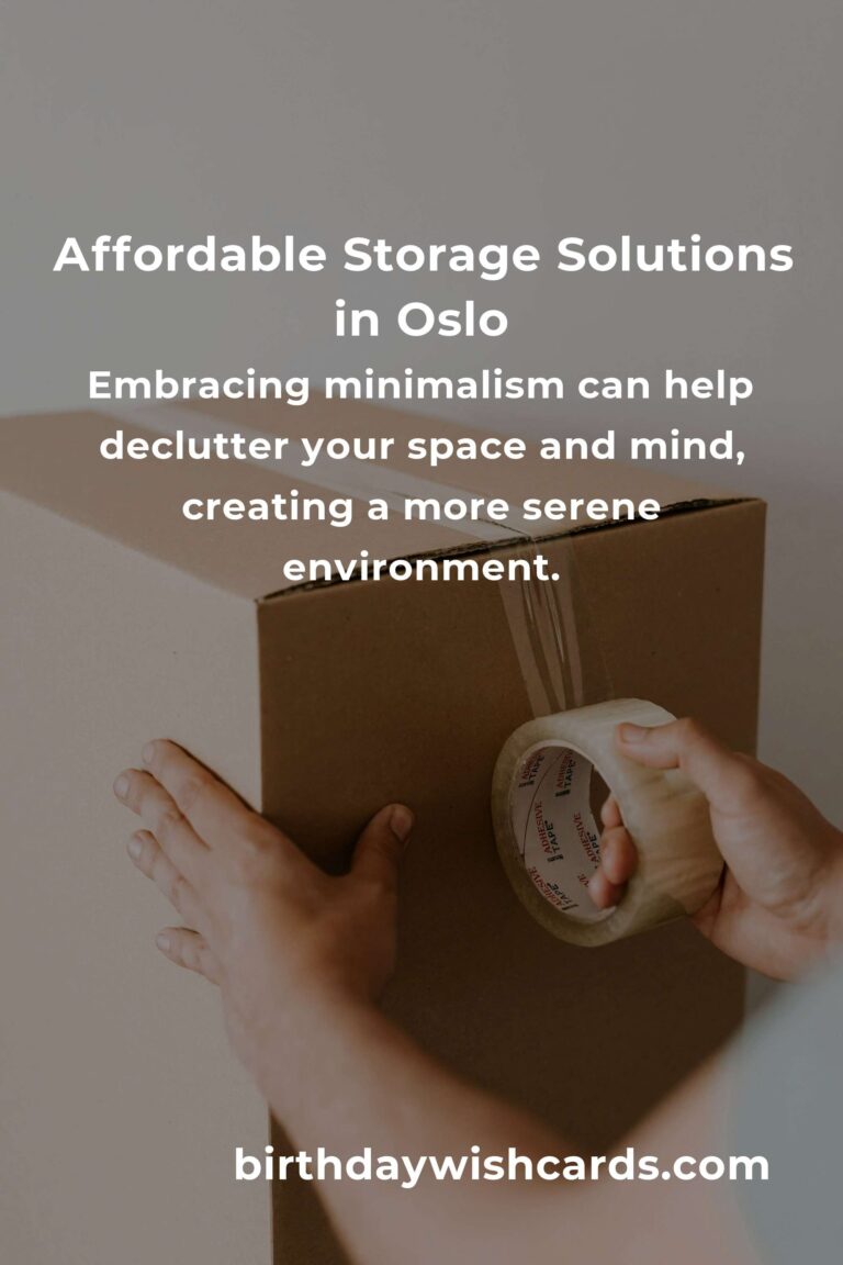 Creating Affordable Storage Solutions in Oslo: Maximize Space Without Breaking the Bank