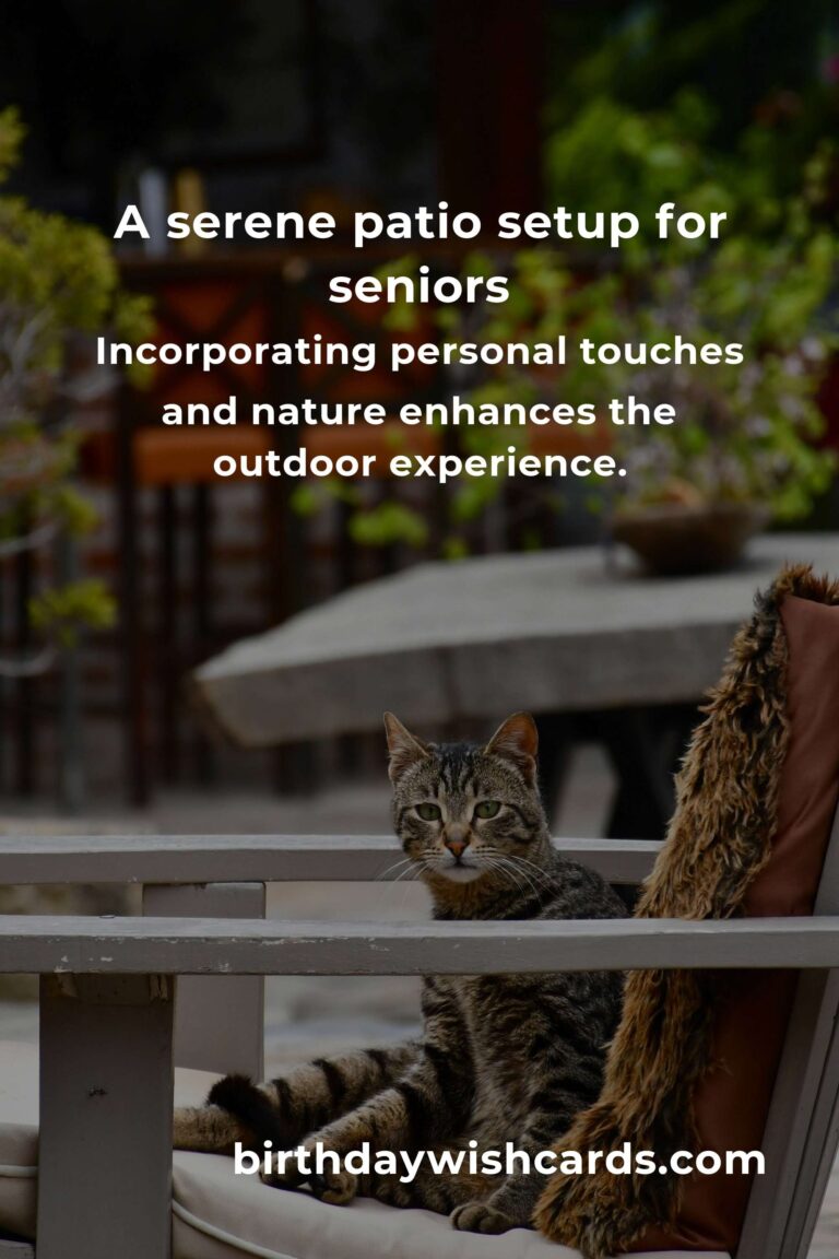 Creating Comfort and Joy: Patio Furniture Ideas for Seniors