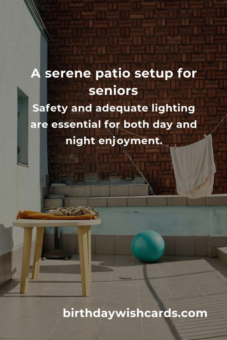 Creating Comfort and Joy: Patio Furniture Ideas for Seniors