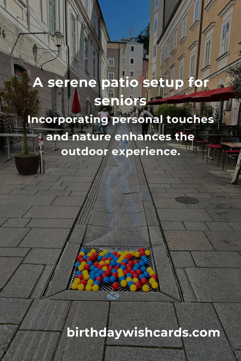 Creating Comfort and Joy: Patio Furniture Ideas for Seniors