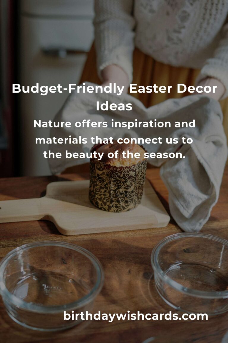 Creating Heartfelt Easter Decorations in Brussels on a Budget