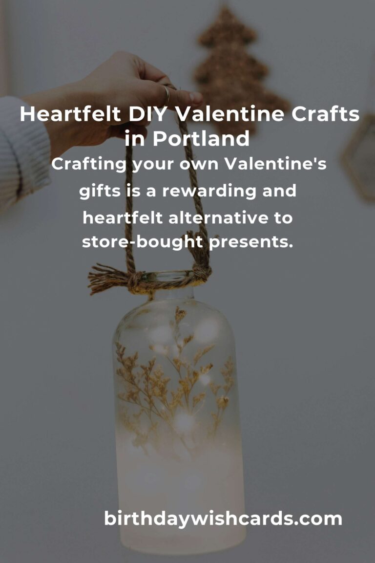 Creating Heartfelt Valentine's Day Crafts in Portland: Love Without Breaking the Bank