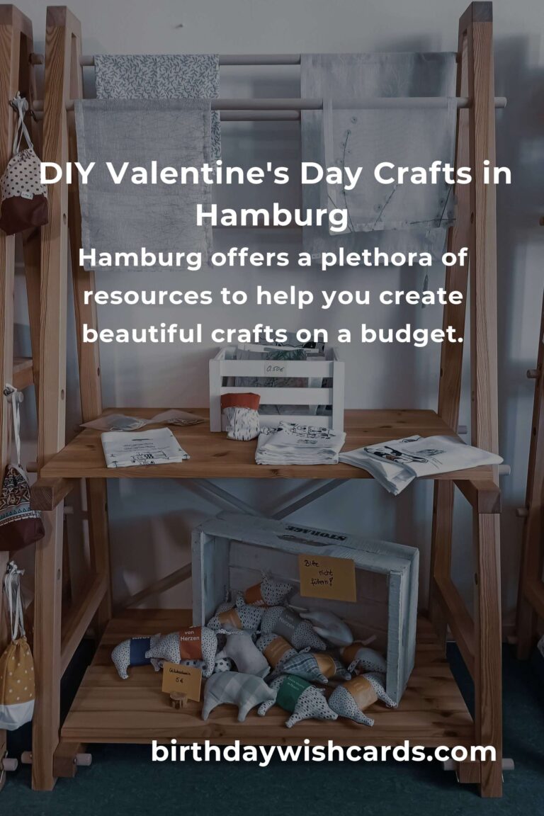 Creating Heartfelt Valentine's Day Crafts on a Budget in Hamburg