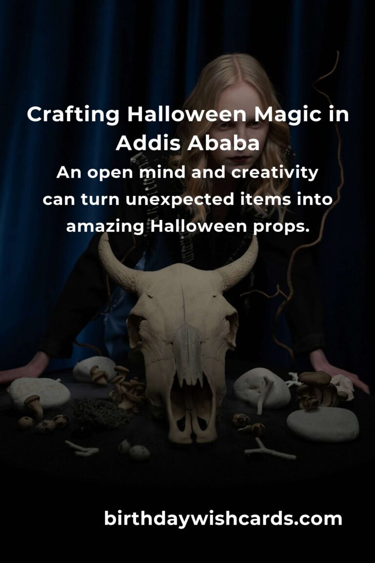 Creating Spooky Magic: Building Halloween Props on a Budget in Addis Ababa