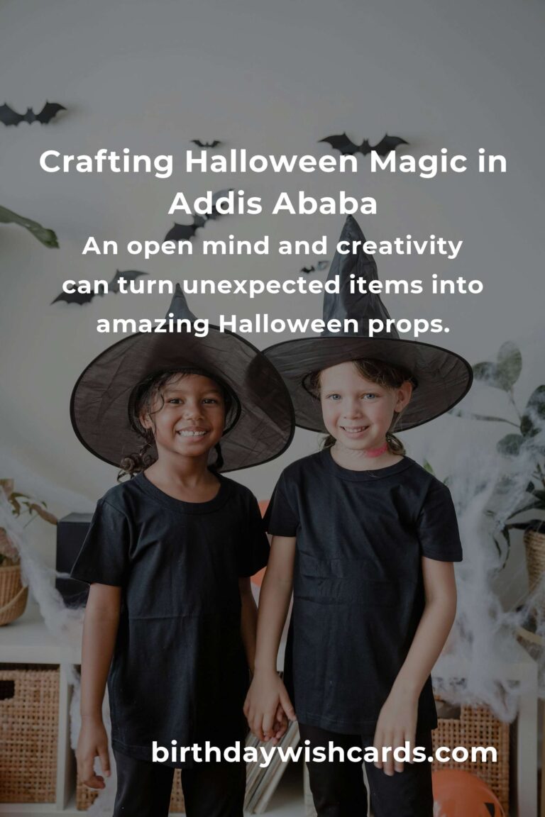 Creating Spooky Magic: Building Halloween Props on a Budget in Addis Ababa