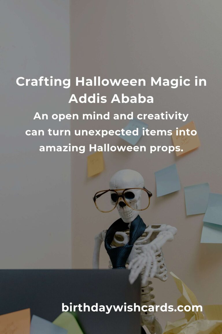 Creating Spooky Magic: Building Halloween Props on a Budget in Addis Ababa