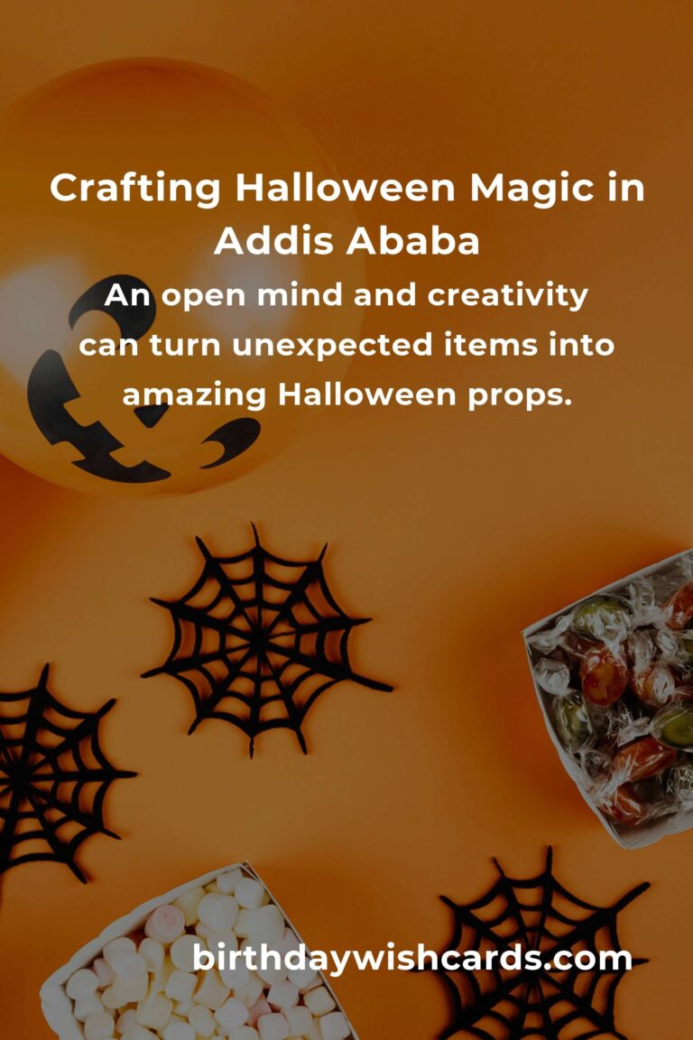 Creating Spooky Magic: Building Halloween Props on a Budget in Addis Ababa