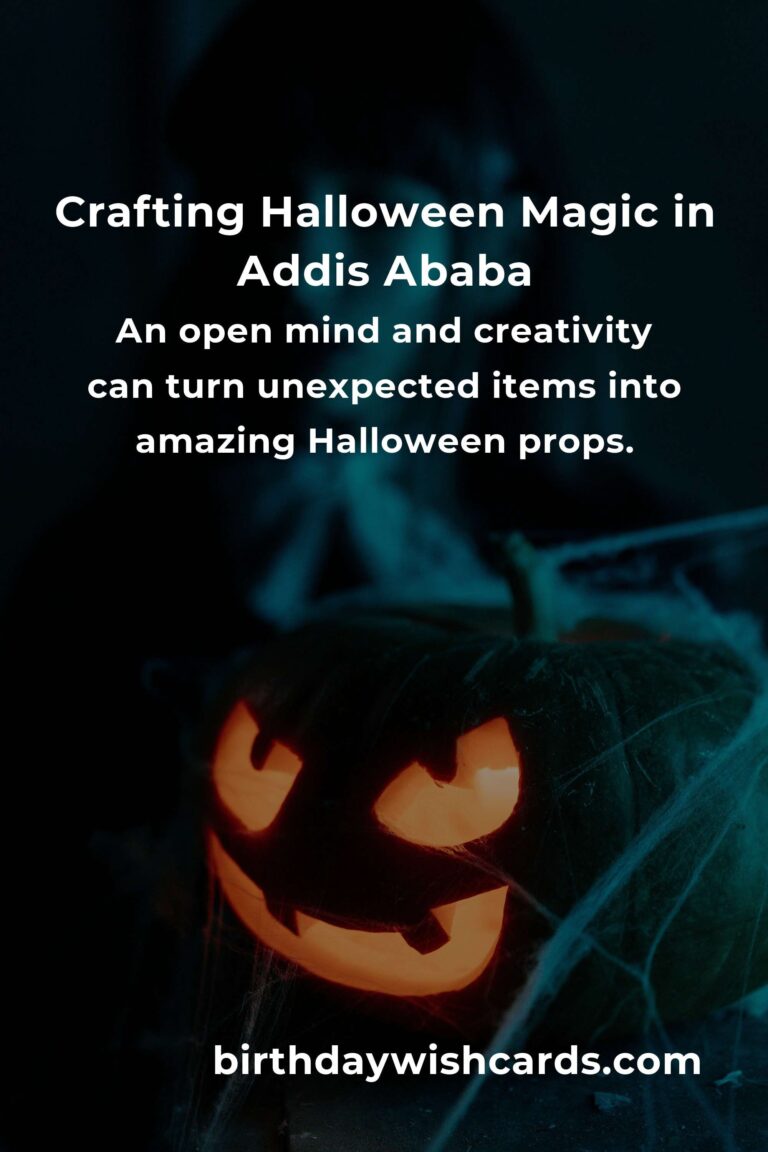 Creating Spooky Magic: Building Halloween Props on a Budget in Addis Ababa