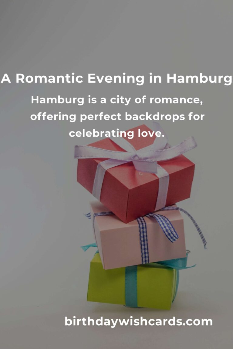 Creating Timeless Memories: The Ultimate Wedding Anniversary Planning Guide in Hamburg