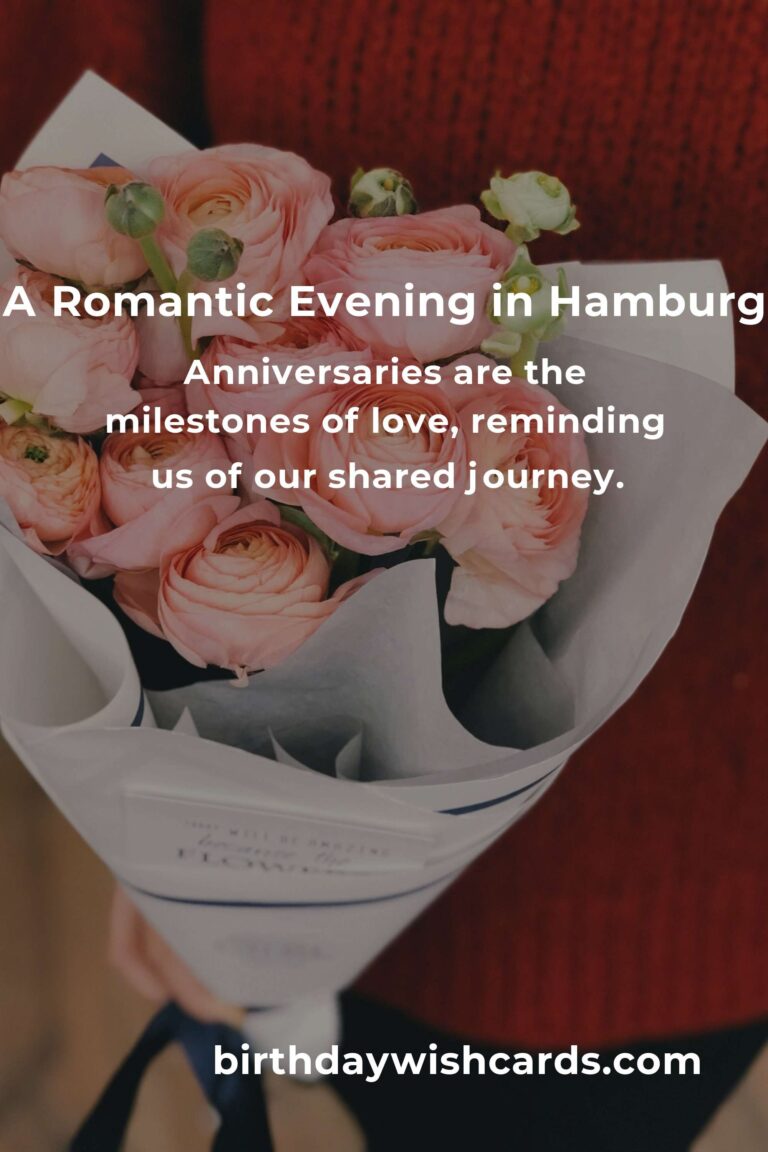 Creating Timeless Memories: The Ultimate Wedding Anniversary Planning Guide in Hamburg
