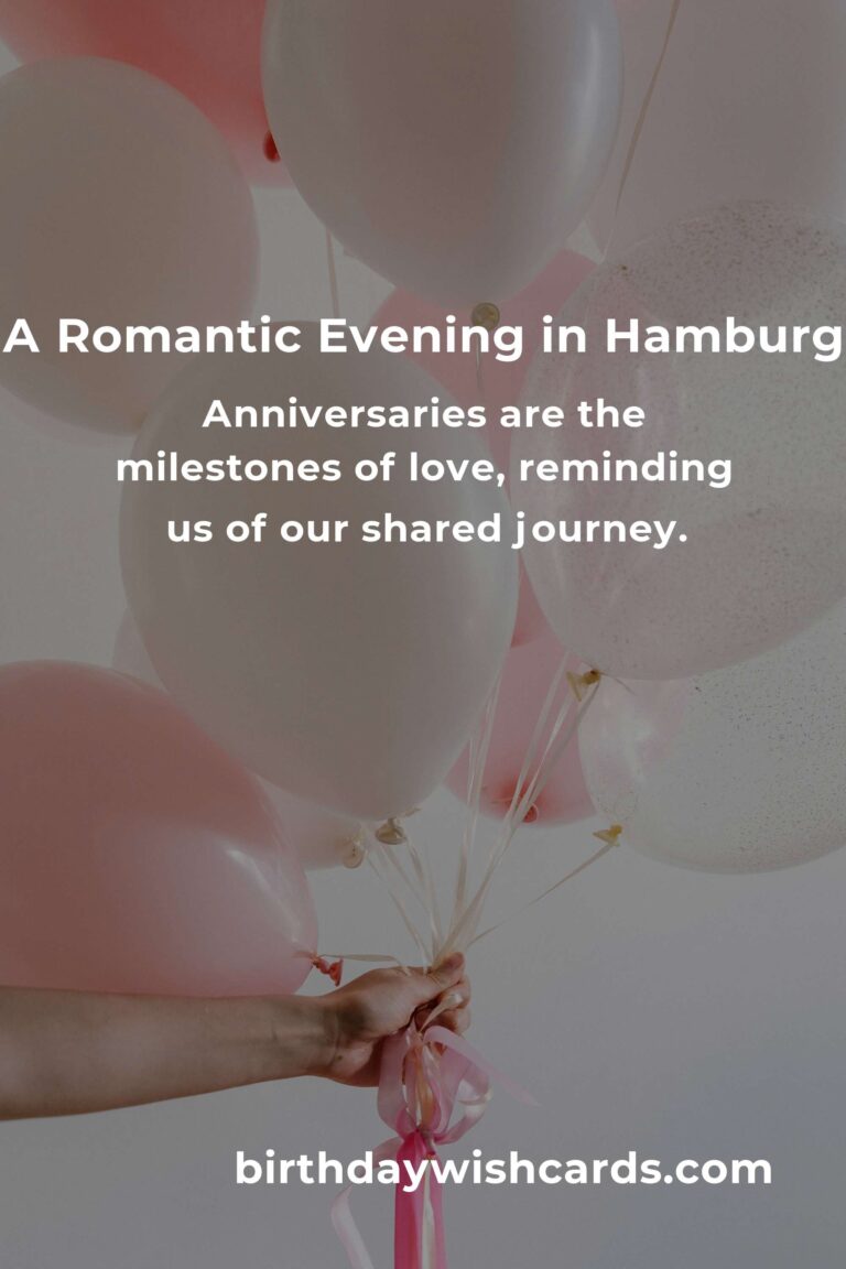 Creating Timeless Memories: The Ultimate Wedding Anniversary Planning Guide in Hamburg