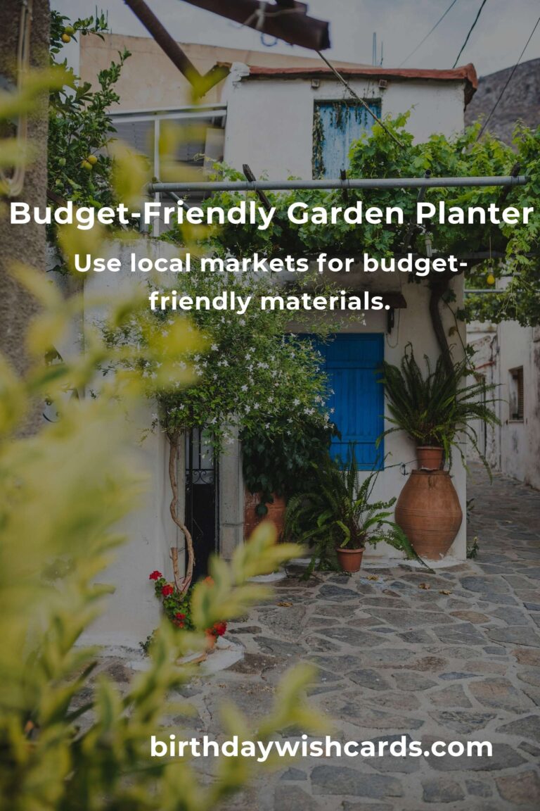Creating Your Dream Garden Planter on a Budget in Osaka: A Step-by-Step Guide