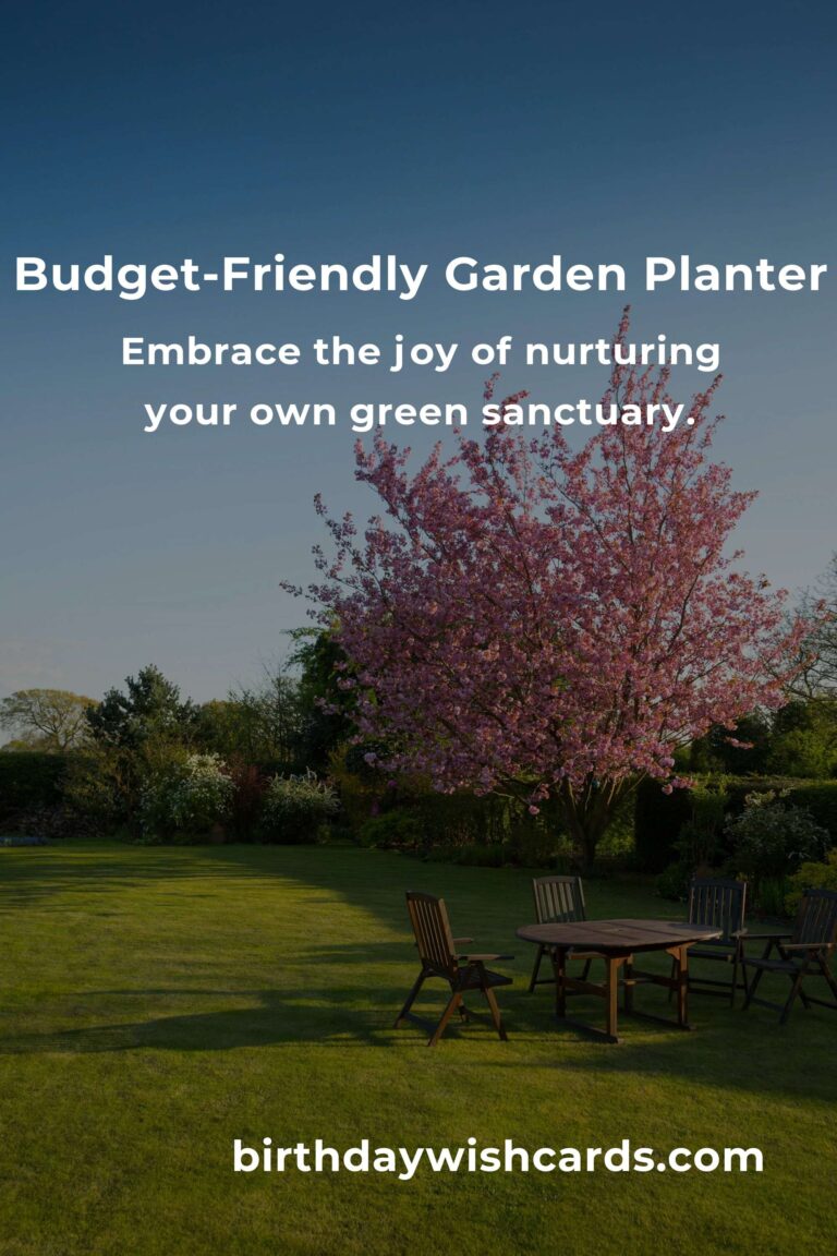 Creating Your Dream Garden Planter on a Budget in Osaka: A Step-by-Step Guide
